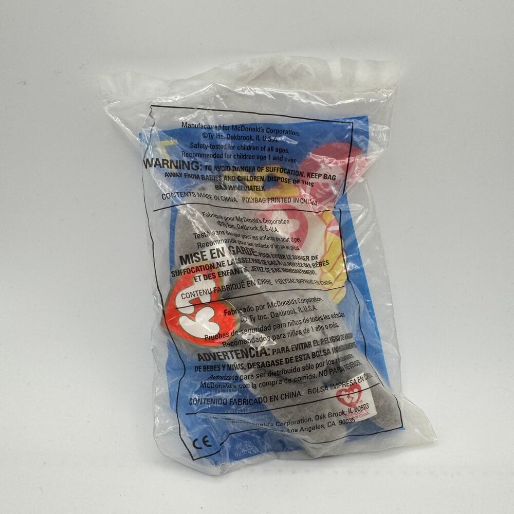 TY Teenie Beanie Baby McDonalds #7 Mel - NEW w/Errors Read Desc